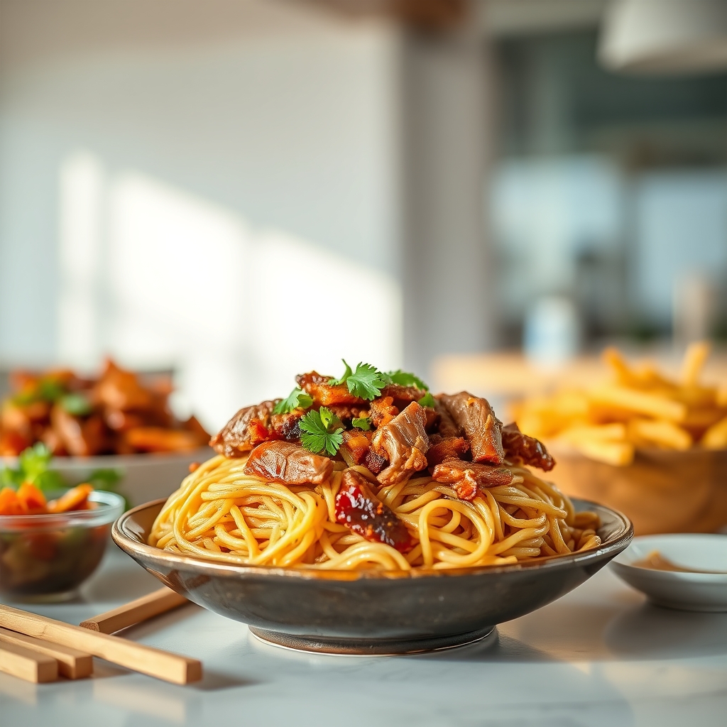 Asiatische Bratnudeln