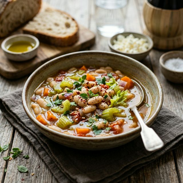 Fasolada - Griechische Bohnensuppe