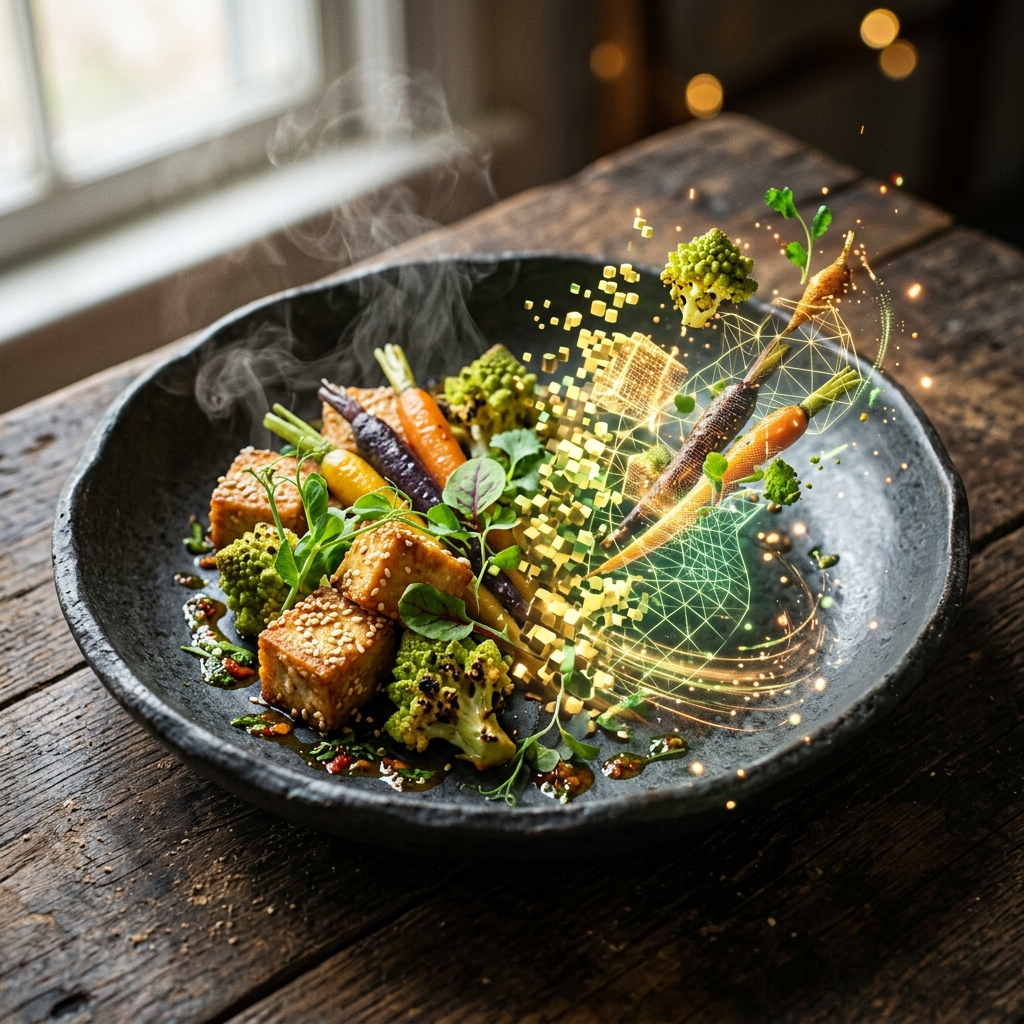 Generative Tofu-Gemüsebowl