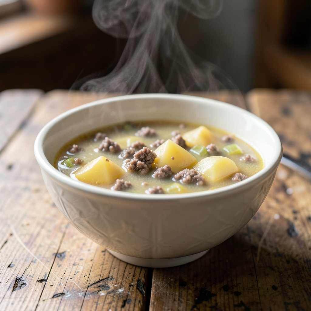Kartoffel-Lauchsuppe