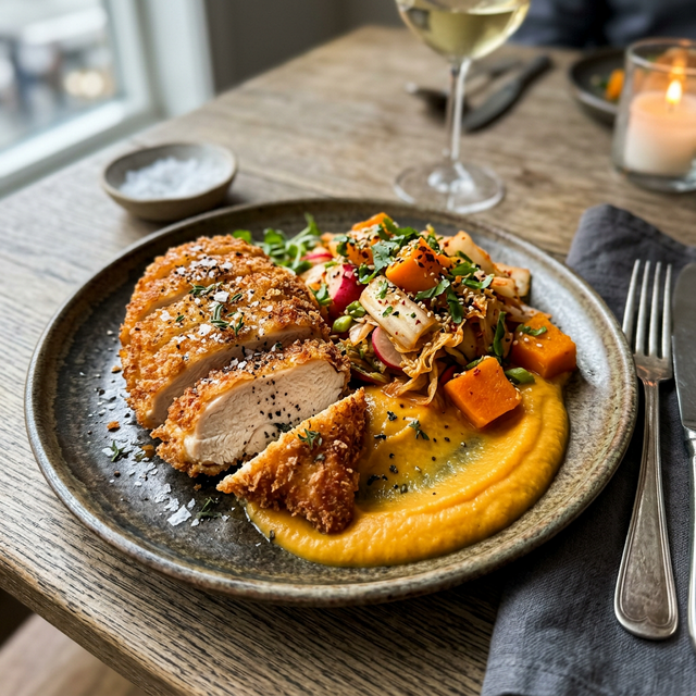 Knusprige Hähnchenbrust