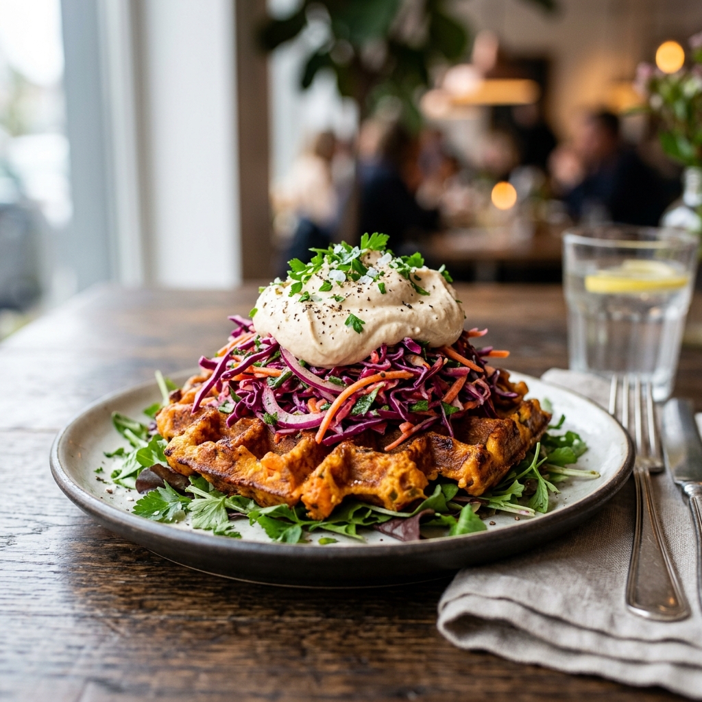 Süßkartoffelwaffel