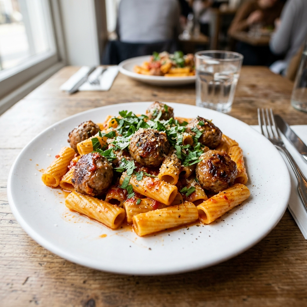 Tortiglioni al arrabbiata