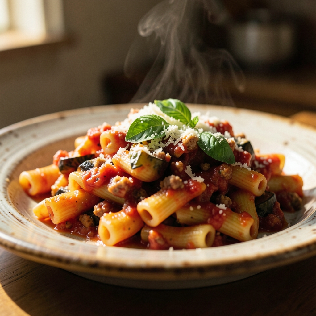Tortiglioni alla Norma