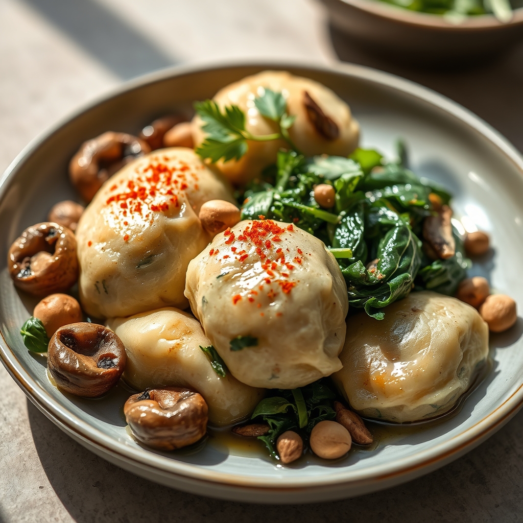 Vegane Semmelknödel